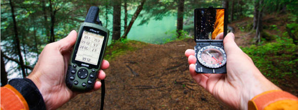 Compass or GPS, which is the best method to get oriented when camping?