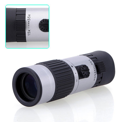 15-55x21 Power Zoomable Monocular Pocket For Hiking Camping - GhillieSuitShop