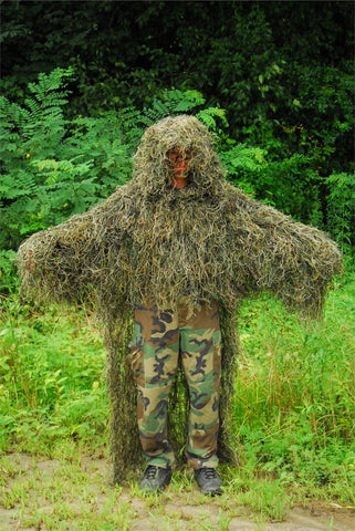 Military Stalker Ghillie Poncho Synthetic thread - GhillieSuitShop