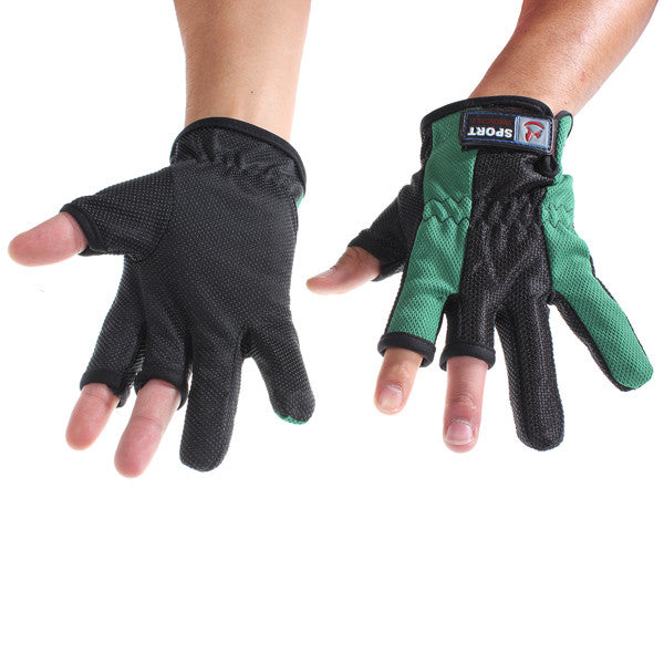 Professional Multiple Colors Fishing Gloves for Fishing One Pair