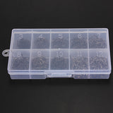 500pcs 10 Sizes Fresh Water Sea Fly Fishing Tackle Hooks With Box - GhillieSuitShop