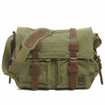 American Style Canvas Leather Casual Shoulder Bag - GhillieSuitShop