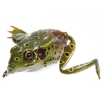 55mm Soft Topwater Fishing Ray Frog Lures Bass Baits Crankbaits - GhillieSuitShop