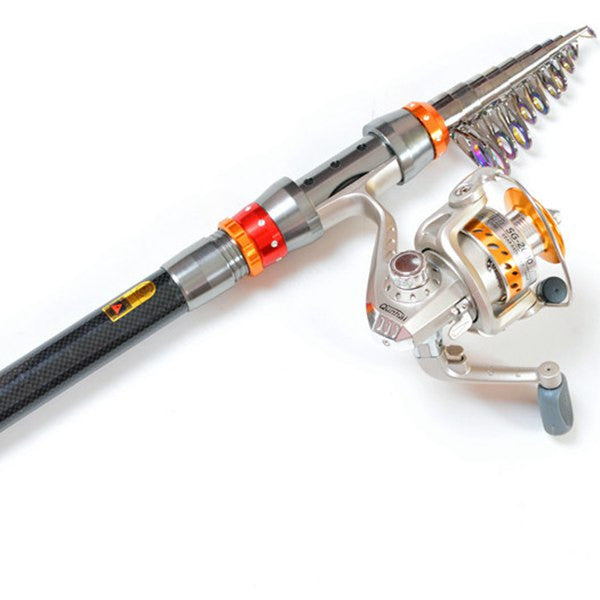 cheap telescopic sea fishing rods Rod Carbon Spinning Fishing Pole Rod Section_1 Piece Rapala CountDown Magnum 11 while the aerospace Size:1143-2C STR 9'6 6-12LB