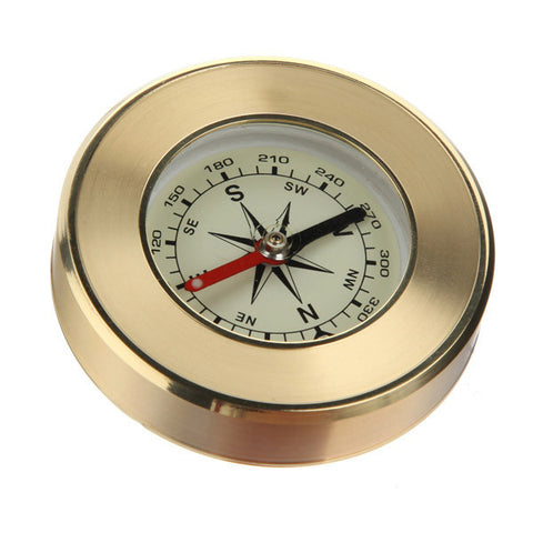Portable Hand-held Precise Compass Navigation Gold - GhillieSuitShop