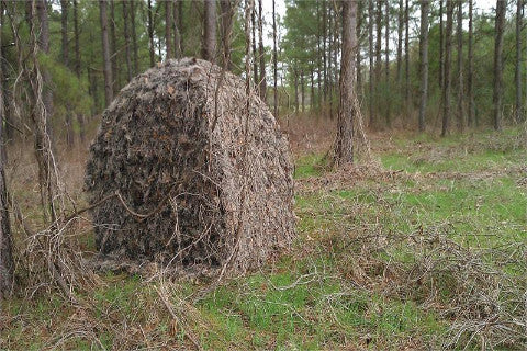 Backpack Tent with Ghillie cover
