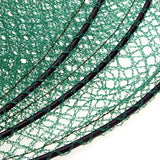 Folding Round Metal Frame Nylon Mesh Crab Fish Fishing Landing Net-Green - GhillieSuitShop