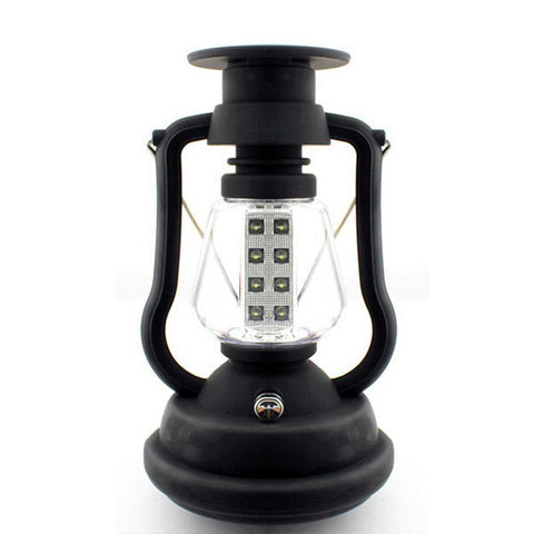 16 LED Solar Dynamo Rechargeable Camping Lamp Light - GhillieSuitShop