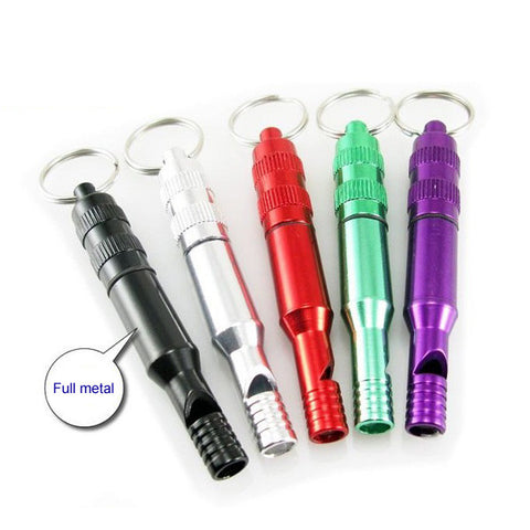 Outdoor Survival Aluminium Alloy Whistling With Key Chain - GhillieSuitShop