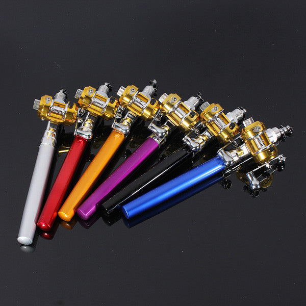 Portable Pocket Pen Shape Aluminum Alloy Fishing Rod Pole Reel Combos