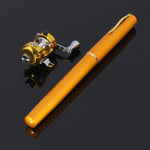 Portable Pocket Pen Shape Aluminum Alloy Fishing Rod Pole Reel Combos - GhillieSuitShop