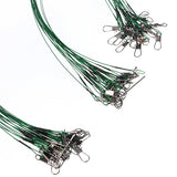 72x Fishing Lure Trace Stainless Steel Wire Spinner Line - GhillieSuitShop