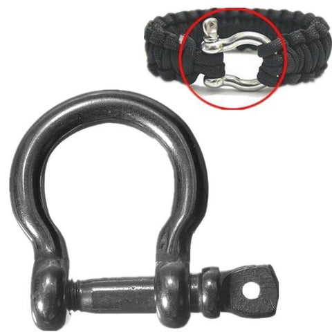 Zinc alloy Paracord Survival Bracelet Shackle - GhillieSuitShop