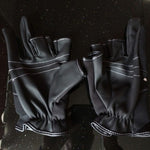 Fishing Gloves Cut 3 Fingerless Jigging Fishing Stretch Gloves Size XL - GhillieSuitShop