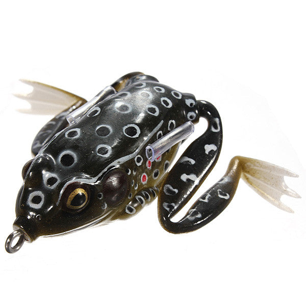 Grenouille Peche 5.5cm Frog Topwater Fishing Lures 5pc Box, Soft Plastic, For Bass, Trout, Saltwater & Freshwater Bass Bait Grenouille Peche 5.5cm Frog Topwater Fishing Lures 5pc Box, Soft Plastic, For Bass, Trout, Saltwater & Freshwater Bass Bait