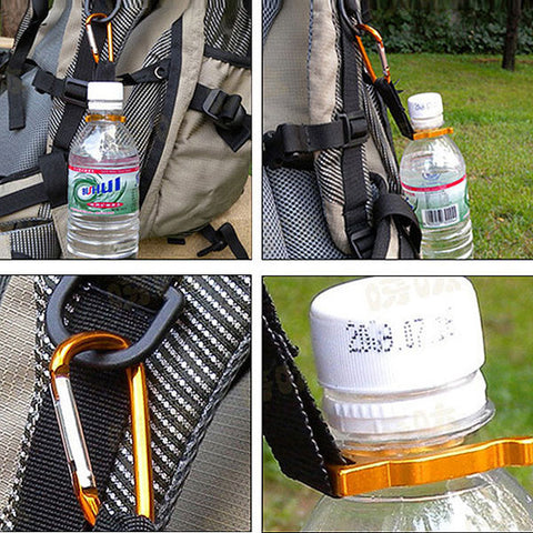 Aluminum Hanging Buckle Mineral Water Bottle Clip Drinks Bottle Buckle - GhillieSuitShop