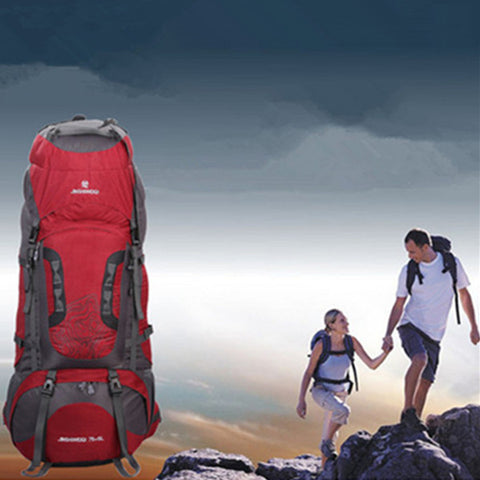 Tactical Camping Hiking Traveling Mountaineering Backpack 80L