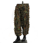 Woodland Camouflage clothing 3D jungle Hunting Hide Leaf Ghillie Suit - GhillieSuitShop
