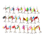 30pcs Metal Fishing Lures Spinner Baits Crankbait Assorted Tackle - GhillieSuitShop