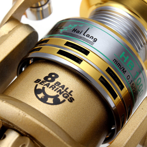8 Ball Bearing Spinning Reels 5.1:1 HB Fishing Reels 8 Ball Bearing Spinning Reels 5.1:1 HB Fishing Reels