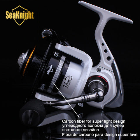 SeaKnight Fishing Reel CM2000-4000 14BB 5.2:1 Metal Spinning Fishing Carp Fishing