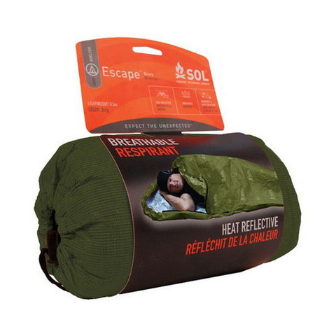 SOL Escape Bivy OD Green - Hiking, Camping Tent - GhillieSuitShop