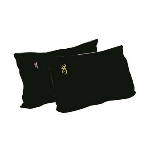 Fleece Pillow Black/Pink Buckmark - GhillieSuitShop