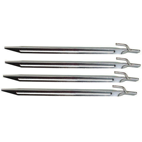 12" Steel Tent Stakes - Pkgd - GhillieSuitShop