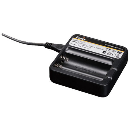 Fenix 18650 Protected Charger ,Black - GhillieSuitShop