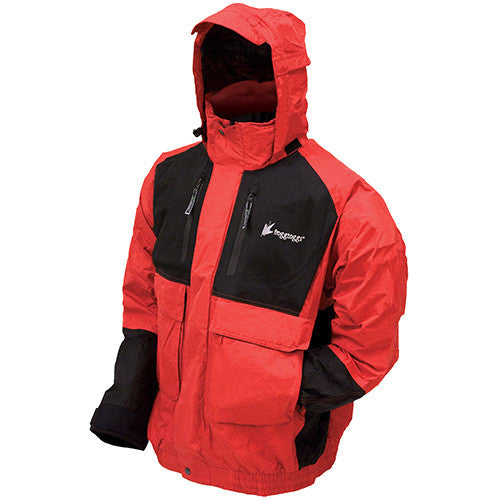 Frogg Toggs Firebelly Toadz Jacket Black Red Small