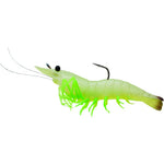 Rigged Shrimp Soft Plastic,glw shrimp,1/0 - GhillieSuitShop