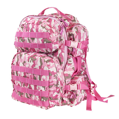 NcSTAR Vism Tactical Backpack, Pink Camo