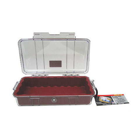 1060 Micro Case, Clear Top Red - GhillieSuitShop