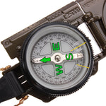 3 In 1 LED Military Marching Outdoor Camping 360 Lensatic Compass - GhillieSuitShop