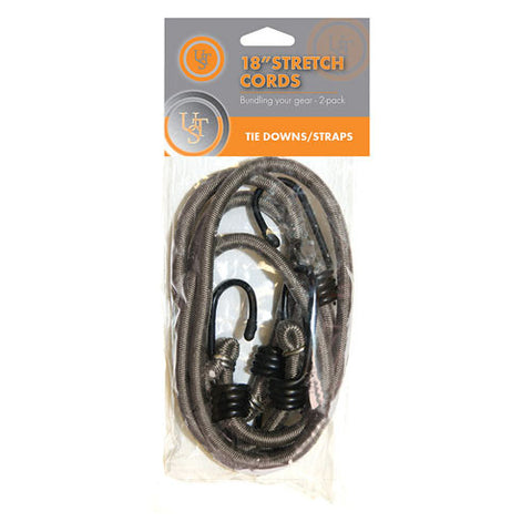 Stretch Cord - 18" 2-pack, Gray - GhillieSuitShop